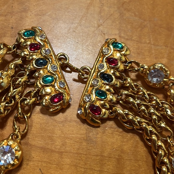 Unstamped Designer look Couture Style Collar Vintage no brand store ticket new - Picture 6 of 12